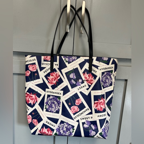 Kate Spade Large Flowers Coated Canvas Tote - Picture 3 of 10